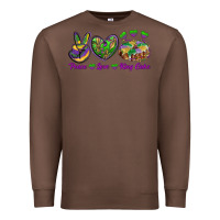 Chestnut Peace Love King Cake Premium Sweatshirt - RanaPortraitStore