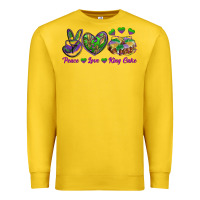 Lemon Peace Love King Cake Premium Sweatshirt - RanaPortraitStore