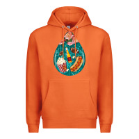 Carrot american football and western roses teardrop Premium Hoodie - BundleAndBundleShop