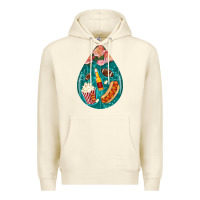 Sandshell american football and western roses teardrop Premium Hoodie - BundleAndBundleShop