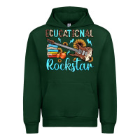 Forest Green educational rockstar Urban Hoodie - JahusDesignShop