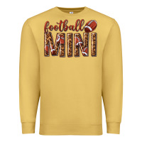 Antique Gold football mini with leopard Premium Sweatshirt - texasbilliewilder