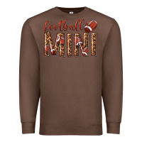 Chestnut football mini with leopard Premium Sweatshirt - texasbilliewilder