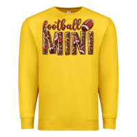 Lemon football mini with leopard Premium Sweatshirt - texasbilliewilder
