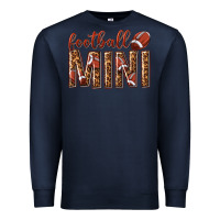Navy football mini with leopard Premium Sweatshirt - texasbilliewilder
