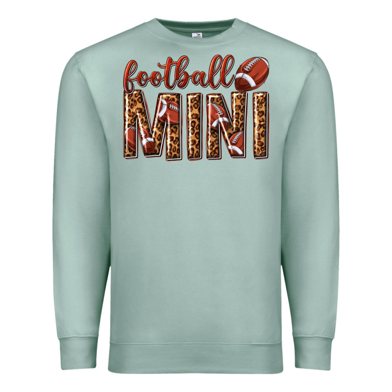 Football Mini With Leopard Premium Sweatshirt by texasbilliewilder | Teevron
