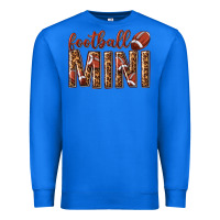 True Royal football mini with leopard Premium Sweatshirt - texasbilliewilder