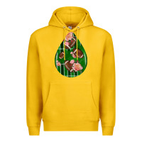 Lemon american football and western roses teardrop Premium Hoodie - BundleAndBundleShop
