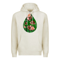 Oatmeal Heather american football and western roses teardrop Premium Hoodie - BundleAndBundleShop