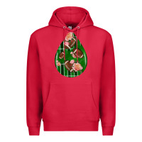 Cardinal american football and western roses teardrop Premium Hoodie - BundleAndBundleShop