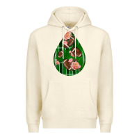 Sandshell american football and western roses teardrop Premium Hoodie - BundleAndBundleShop