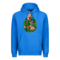 True Royal american football and western roses teardrop Premium Hoodie - BundleAndBundleShop