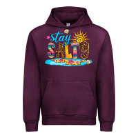 Mauve Wine stay salty Urban Hoodie - AdoDesignShop