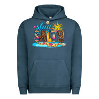 Pigment Midnight Navy stay salty Urban Hoodie - AdoDesignShop