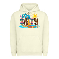 Pigment Pistachio stay salty Urban Hoodie - AdoDesignShop