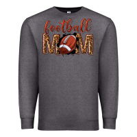 Charcoal Heather football mom Premium Sweatshirt - texasbilliewilder
