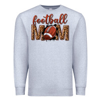 Heather Grey football mom Premium Sweatshirt - texasbilliewilder