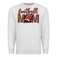 Oatmeal Heather football mom Premium Sweatshirt - texasbilliewilder