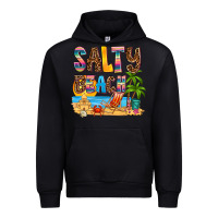 Black salty beach Urban Hoodie - AdoDesignShop