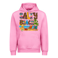 Fuchsia Pink salty beach Urban Hoodie - AdoDesignShop