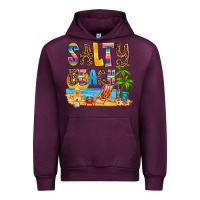 Mauve Wine salty beach Urban Hoodie - AdoDesignShop