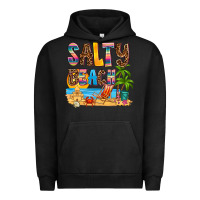 Pigment Black salty beach Urban Hoodie - AdoDesignShop