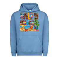 Pigment Pebble Blue salty beach Urban Hoodie - AdoDesignShop