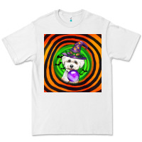 White halloween bichons frise dog Premium Tee - LillyAllenDesigns