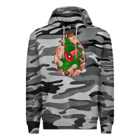 Slate Camo american football and western roses teardrop Premium Hoodie - BundleAndBundleShop