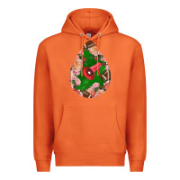 Carrot american football and western roses teardrop Premium Hoodie - BundleAndBundleShop