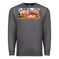 Charcoal Heather Pig Farm Premium Sweatshirt - RanaPortraitStore
