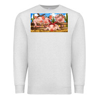 Oatmeal Heather Pig Farm Premium Sweatshirt - RanaPortraitStore