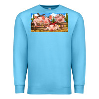Ocean Blue Pig Farm Premium Sweatshirt - RanaPortraitStore