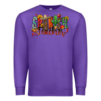 Purple spanish teacher Premium Sweatshirt - Zillion Design Studio