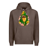 Coffee american football and western roses teardrop Premium Hoodie - BundleAndBundleShop