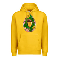Lemon american football and western roses teardrop Premium Hoodie - BundleAndBundleShop