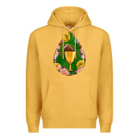 Mustard american football and western roses teardrop Premium Hoodie - BundleAndBundleShop
