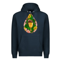 Navy american football and western roses teardrop Premium Hoodie - BundleAndBundleShop