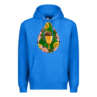 True Royal american football and western roses teardrop Premium Hoodie - BundleAndBundleShop