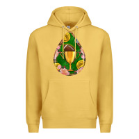 American Football And Western Roses Teardrop Premium Hoodie | Teevron