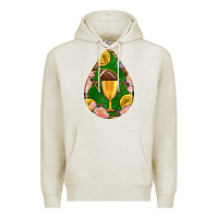 Oatmeal Heather american football and western roses teardrop Premium Hoodie - BundleAndBundleShop