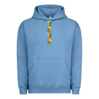 Pigment Pebble Blue fall pumpkin Urban Hoodie - BundleAndBundleShop