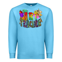 Ocean Blue art teacher Premium Sweatshirt - Zillion Design Studio
