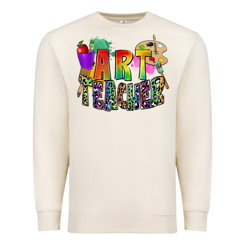 Art Teacher Premium Sweatshirt by Zillion Design Studio | Teevron