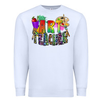 White art teacher Premium Sweatshirt - Zillion Design Studio
