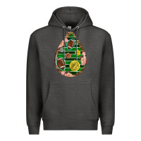 Charcoal Heather american football and western roses teardrop Premium Hoodie - BundleAndBundleShop