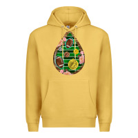 Antique Gold american football and western roses teardrop Premium Hoodie - BundleAndBundleShop