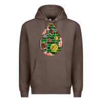 Coffee american football and western roses teardrop Premium Hoodie - BundleAndBundleShop