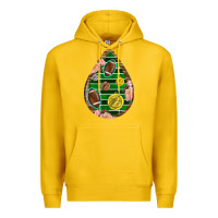 Lemon american football and western roses teardrop Premium Hoodie - BundleAndBundleShop