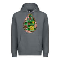 Rock american football and western roses teardrop Premium Hoodie - BundleAndBundleShop